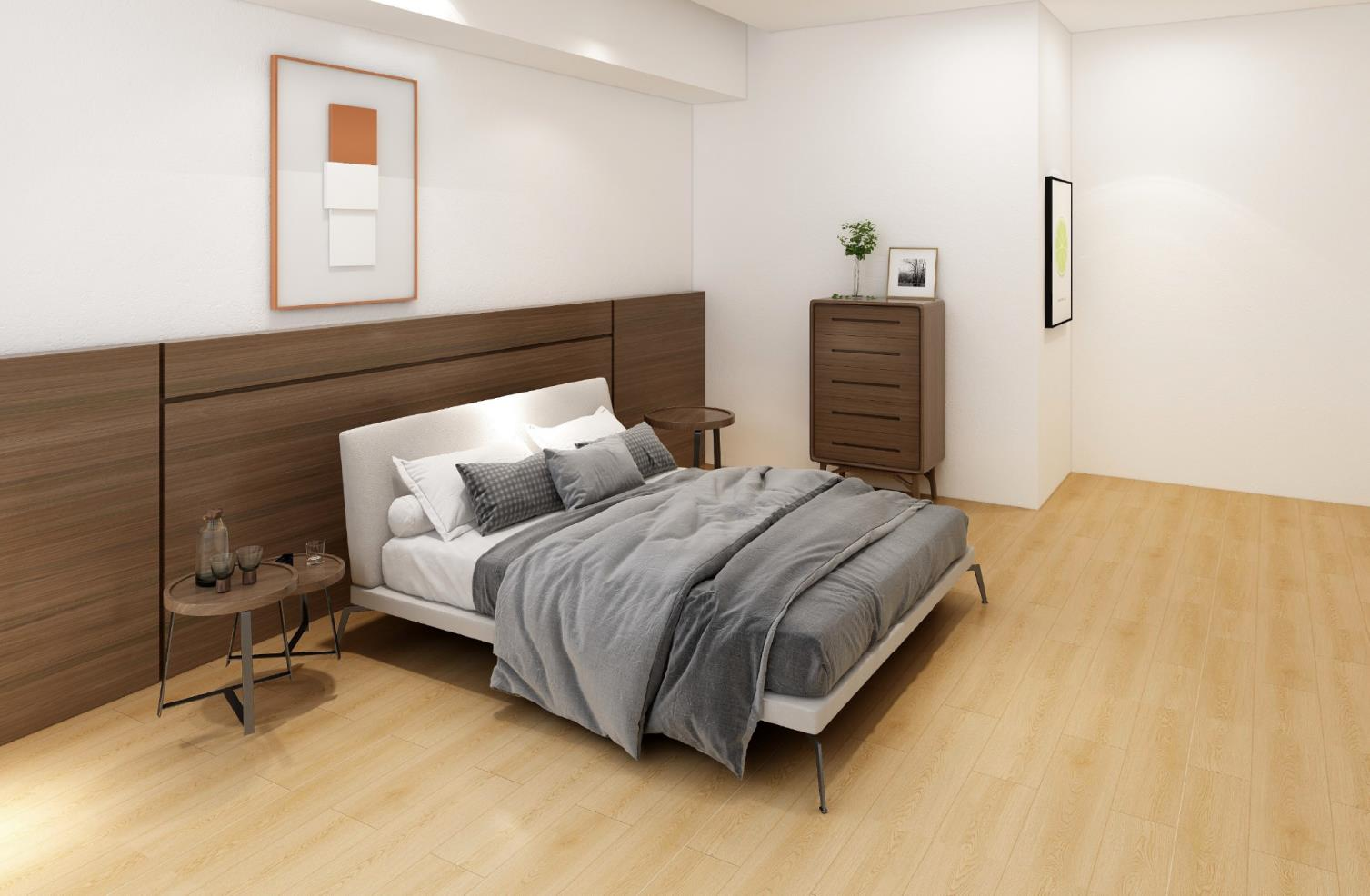 wood texture of WCC Flooring in the bedroom